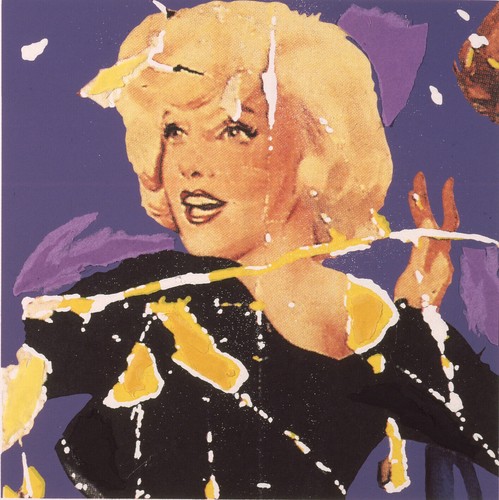 Mimmo rotella marilyn i - marilyn, |