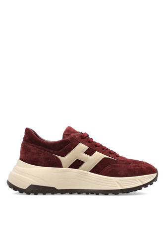 Hogan burgundy sneakers - hi-fi,