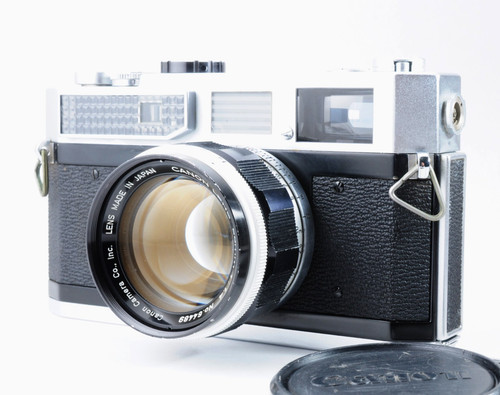 Canon model 50mm f - +, f/1.4