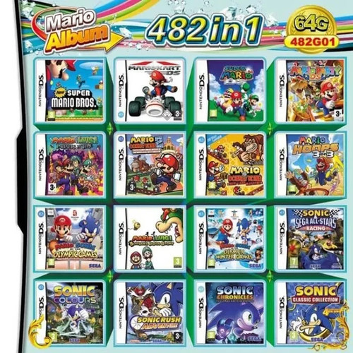 482 jeu nds cartouche - cartouche, de