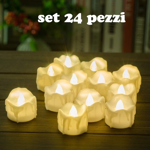 Set candele led lumini - set, 24