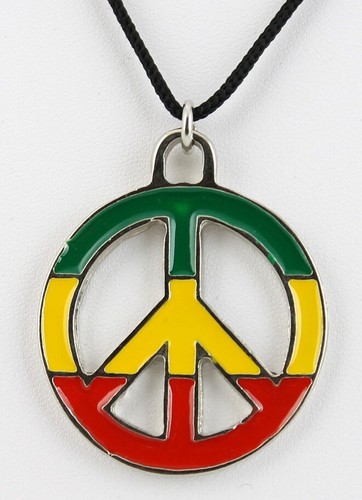 Collana ciondolo metallo pace - metallo,
