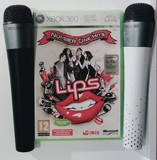 XBOX 360 : LIPS NUMBER ONE HITS + 2 MICROFONI - Completo, ITALIANO