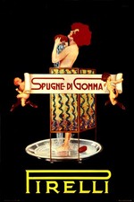 Poster Pirelli anni '20 Spugne