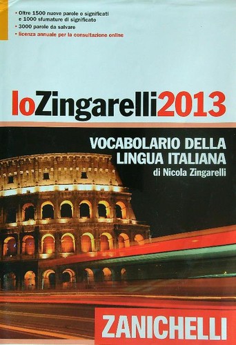 Zingarelli 2013 - zingarelli,