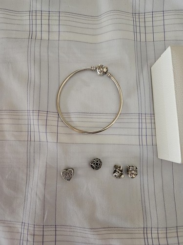 Bracciale pandora con charms - bracciale,