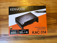 KENWOOD KAC-314-Amplificatore autoradio serie concerti 4 canali con 50W x 4 @ 4ohm