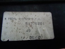 PEDALIERA COMPL. PER FIAT BRAVO (07-14) 1.9 8V MJT (88KW) BER. 5P/D/1910CC. 2007