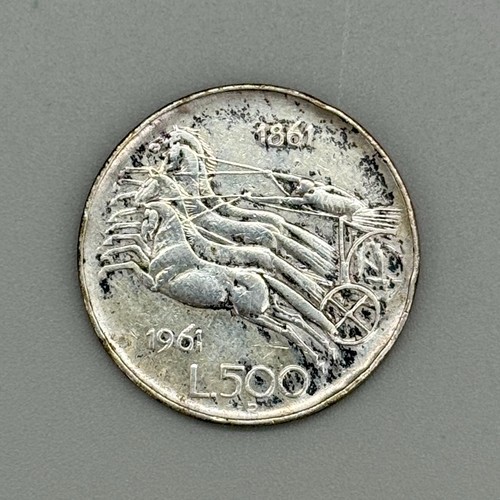 500 lire quadriga argento - 500,