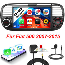 4+64GB per Fiat 500 2007~2015 Carplay Android 13 Autoradio GPS Wifi Android Auto