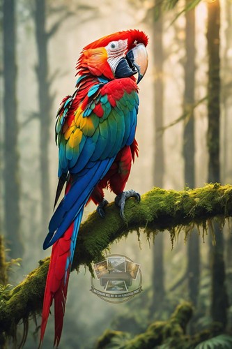 Ara scarlatta tropicale