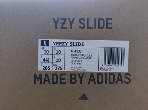 Yeezy slide azure 10 - yeezy,