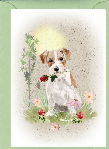 Biglietto vuoto jack russell - biglietto,