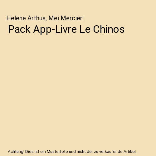 Pack app livre - pack, chinos