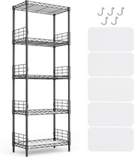 Scaffale Con 5 Ripiani, in