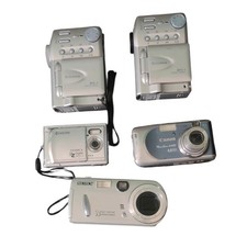 Lotto 5 macchine fotografiche digitali Sony Canon Fujifilm Yashica