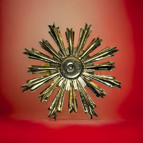 Raggiera metallo bagno oro - metallo, 6,5