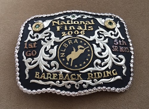 Fibbia cintura trofeo cowboy