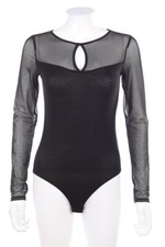 H&M Body Langarm Mesh Einsatz