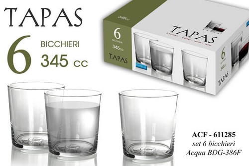 Set bicchieri tavola - set, da