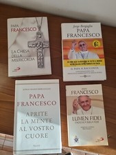 Lotto 4 libri PAPA FRANCESCO [Chiesa cristianesimo Fede Vangelo Dio Bibbia 