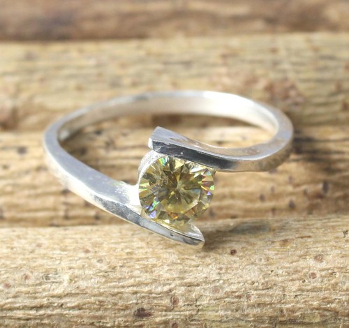 Anello solitario donna ct - anello, 1,28