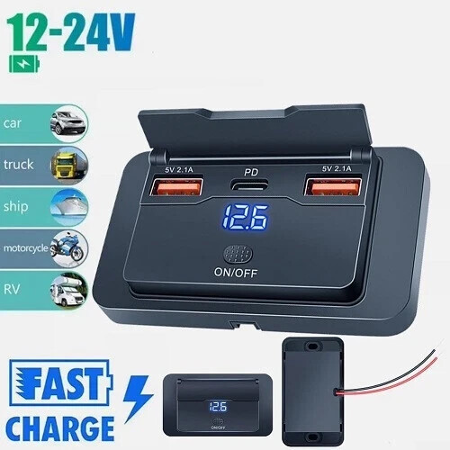 Presa doppia usb pannello - presa, da