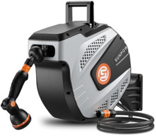 SUNPOW Avvolgitubo da Giardino Retrattile - Arrotolatore Tubo Acqua Parete con U