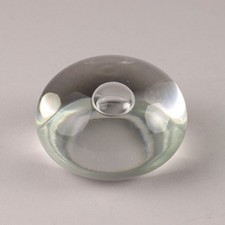 Fermacarte Vintage Vetro Man. Barbini Murano Italia Anni '70 '80 Originale