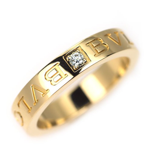 Anello bulgari k18yg diamond - anello,