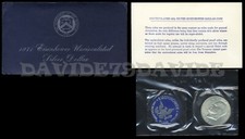 STATI UNITI D'AMERICA 1971 - DOLLARO EISENHOWER ARGENTO - FDC IN CONFEZIONE