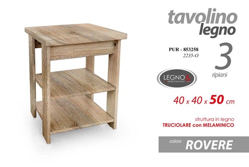 Tavolino tavolo divano ripiani - tavolo,