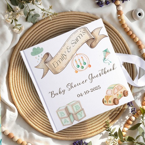 Copertina rigida baby shower - rigida,