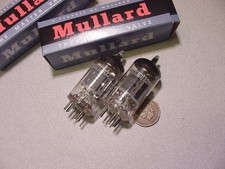 COPPIA TUBI MULLARD BLACKBURN