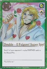 Double – 0 Folgore! Super Spy! - FOIL - Series 2 - Zatch Bell TCG