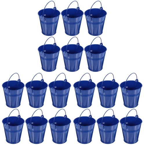 Secchio ferro blu - secchio,