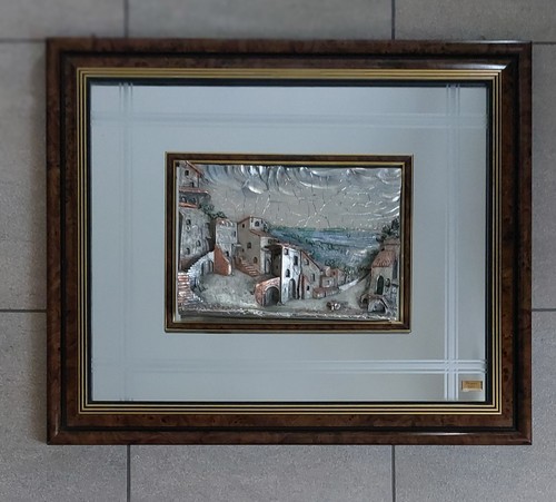 Altorilievo placcato argento - placcato,