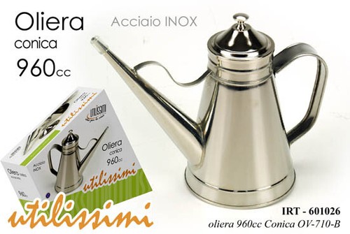 Bottiglia olio oliera conica - bottiglia,