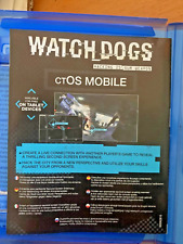 WATCH DOGS PS4 + CONTENUTO ESCLUSIVO + CTOS MOBILE GIOCA ANCHE SU TABLET