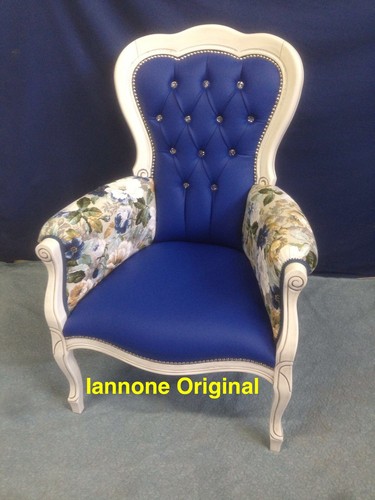 Poltrona laccata bianco - ,
