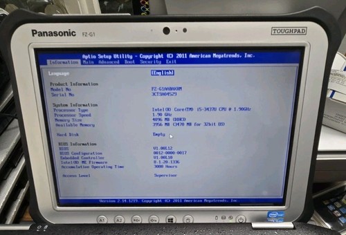 Panasonic toughpad intel - panasonic,