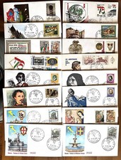 16 BUSTE 1 GIORNO - 1976 - FDC