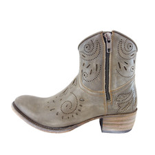Stivaletti da cowboy SENDRA grigi stivali da donna stivali scarpe pelle 40 Np 299 nuovi