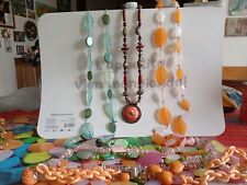 3 Collane Bijoux Donna Bigiotteria Fashion Eleganti Colorate. 