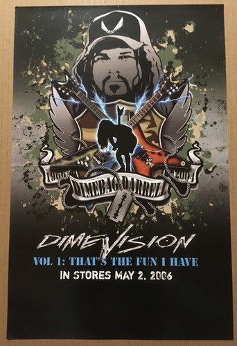 Poster promo pantera dimebag - promo,