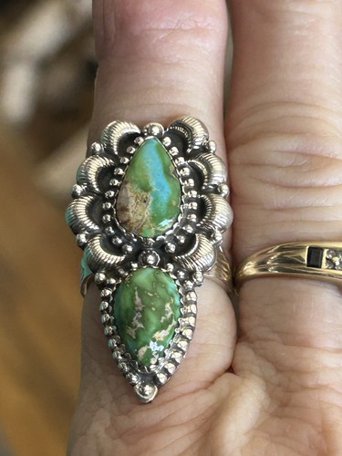 Anello sonoran oro turchese - anello,