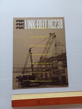 Link-Belt gru idraulica HC 238 1974 depliant originale testo inglese francese