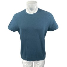 Zara Men's Blue Green Crewneck