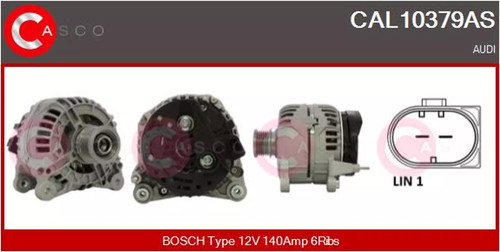 Alternatore casco 140a - alternatore,