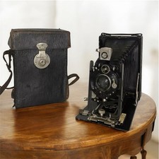 Antica Fotocamera a Soffietto CP Goerz Berlin da Studio Con Obiettivo Epoca 900’